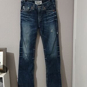 Big Star Dark Wash Straight Jeans